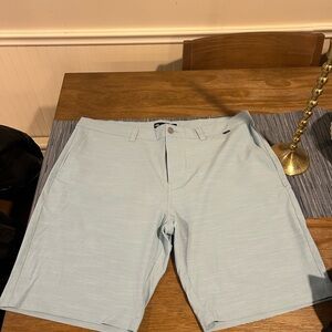 Travis Mathews Light Blue Men's Golf Shorts